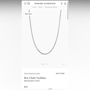 David yurman cross with chain